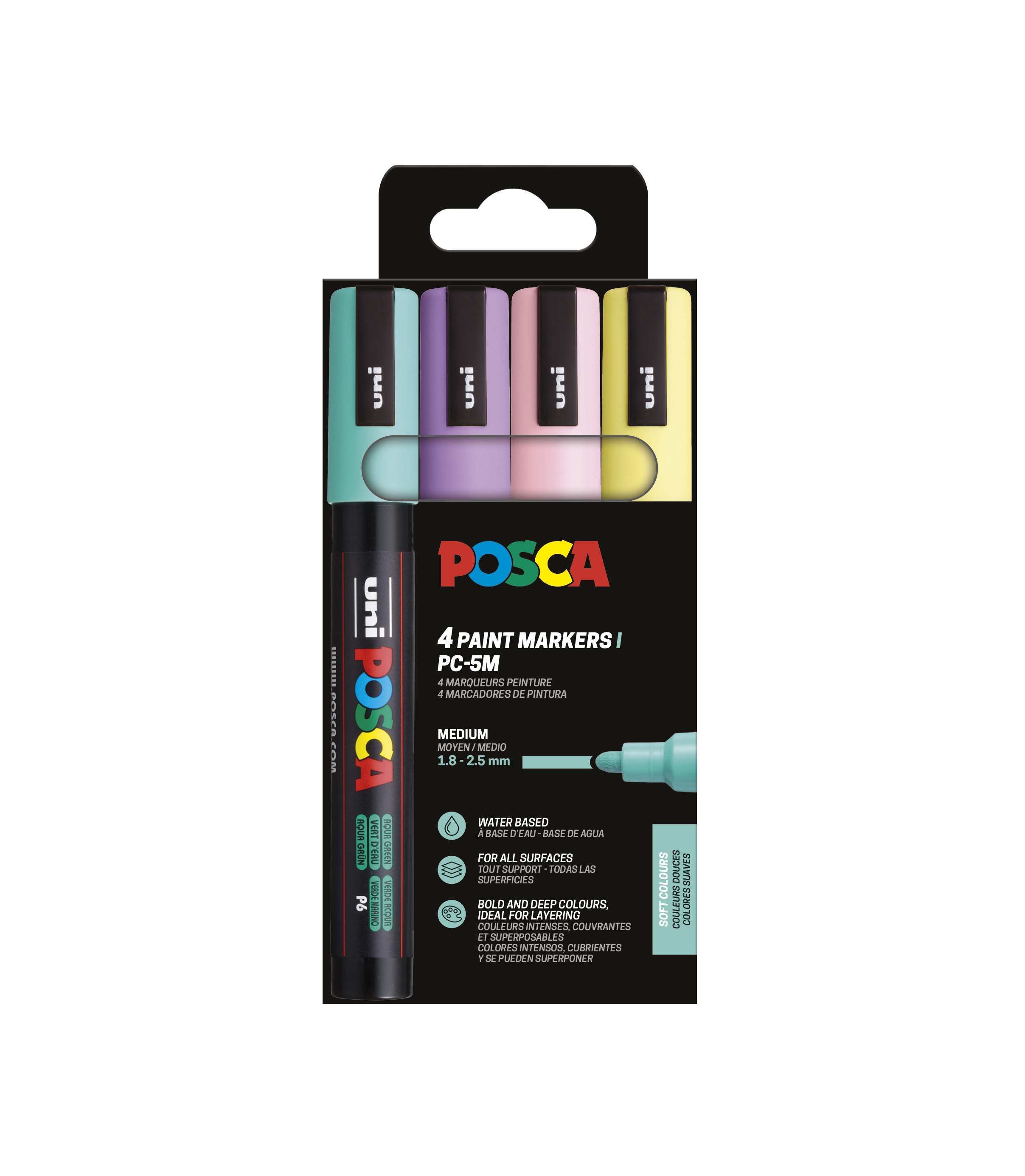 PC-5M 4P SET SOFT COLOR